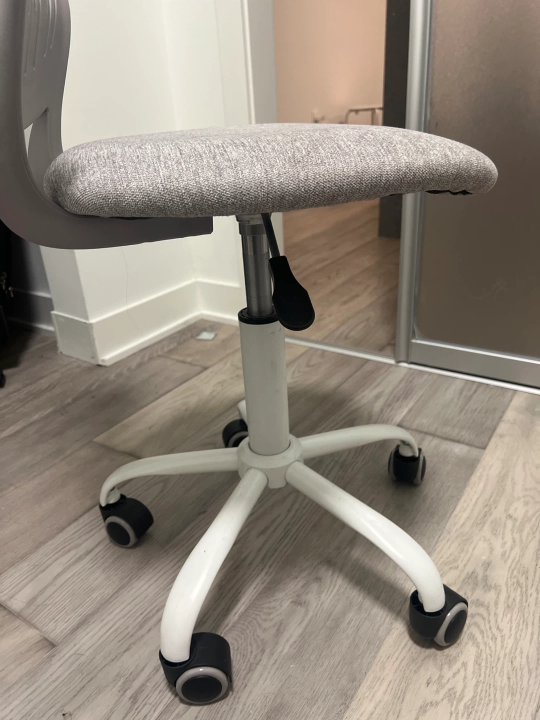 Grey Office Chair with Casters - photo 3
