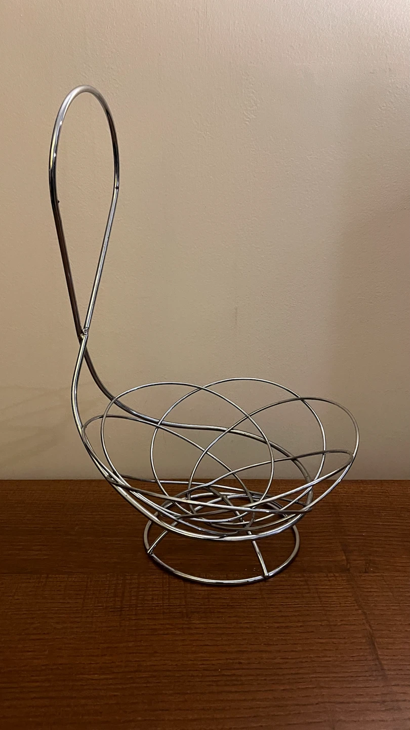 Stainless Steel Decorative Fruit Basket - photo 2