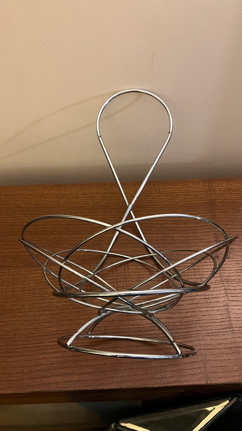 Stainless Steel Decorative Fruit Basket - photo 5