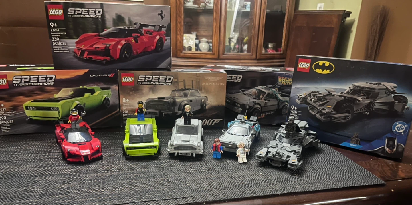 Lego Sets built but complete with boxes