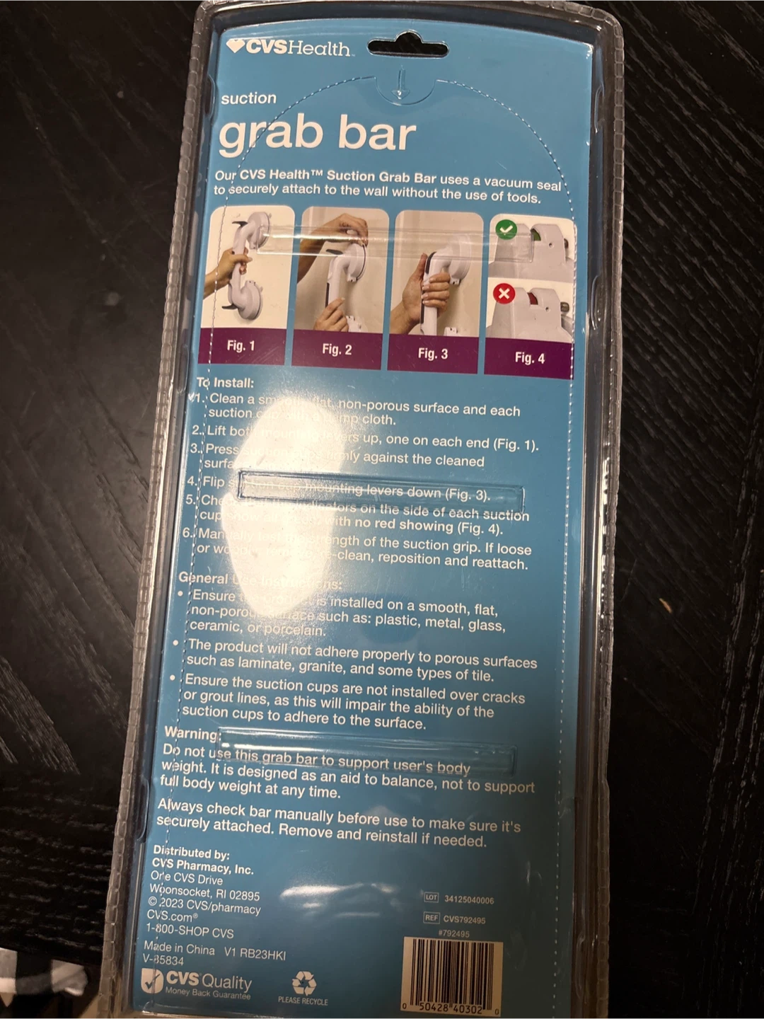 CVS Health Suction Grab Bar - photo 3