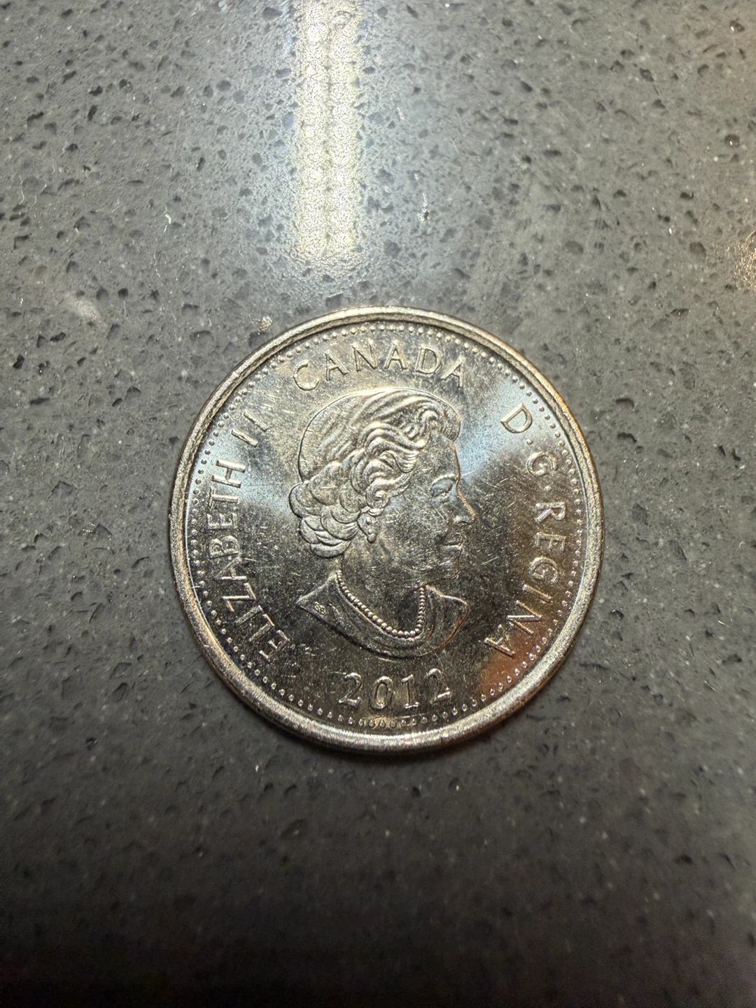 2012 War of 1812 Tecumseh Coloured Quarter - photo 2