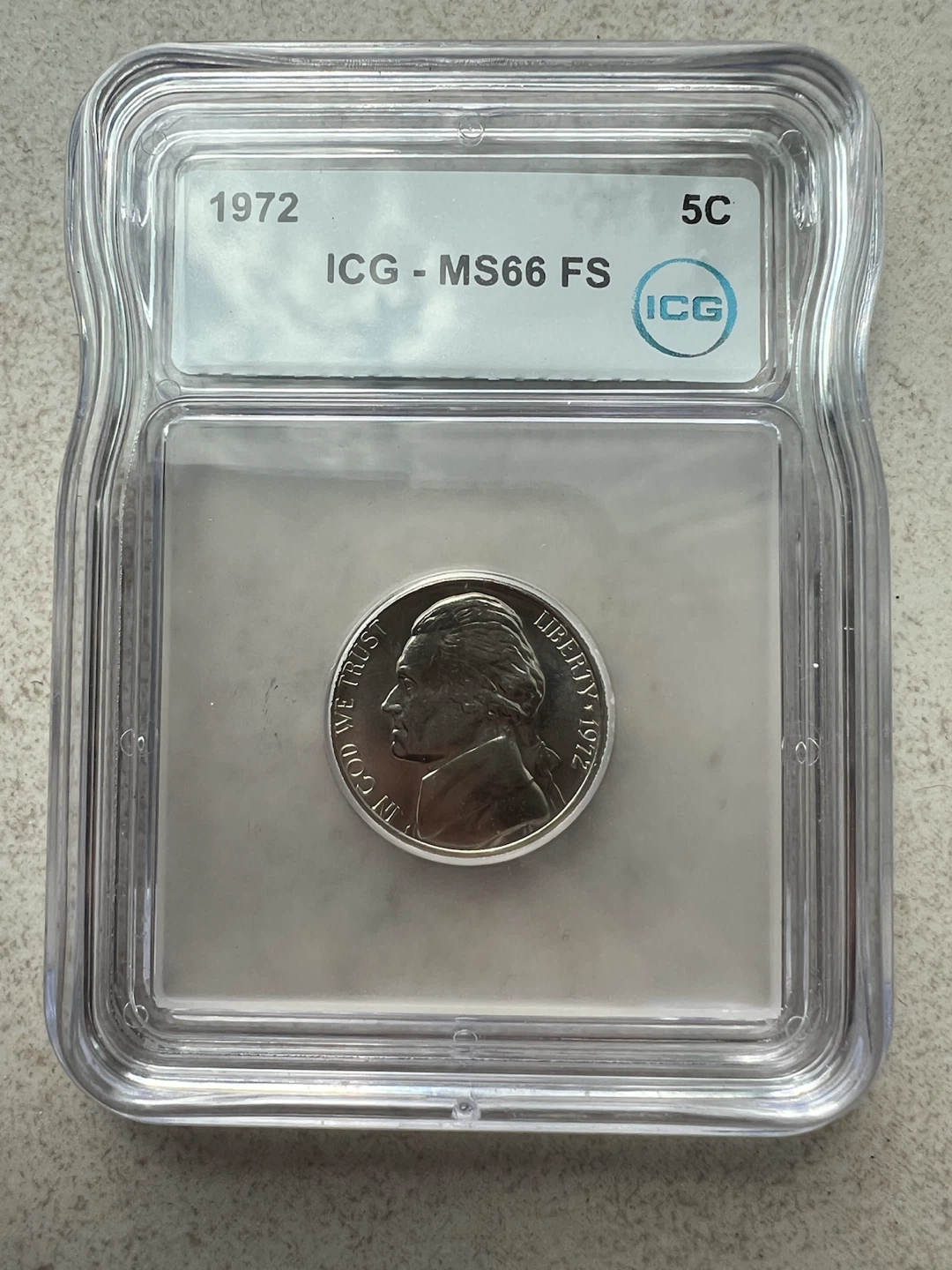 TRADING OR BUY 1972 MS-66 FS Nickel