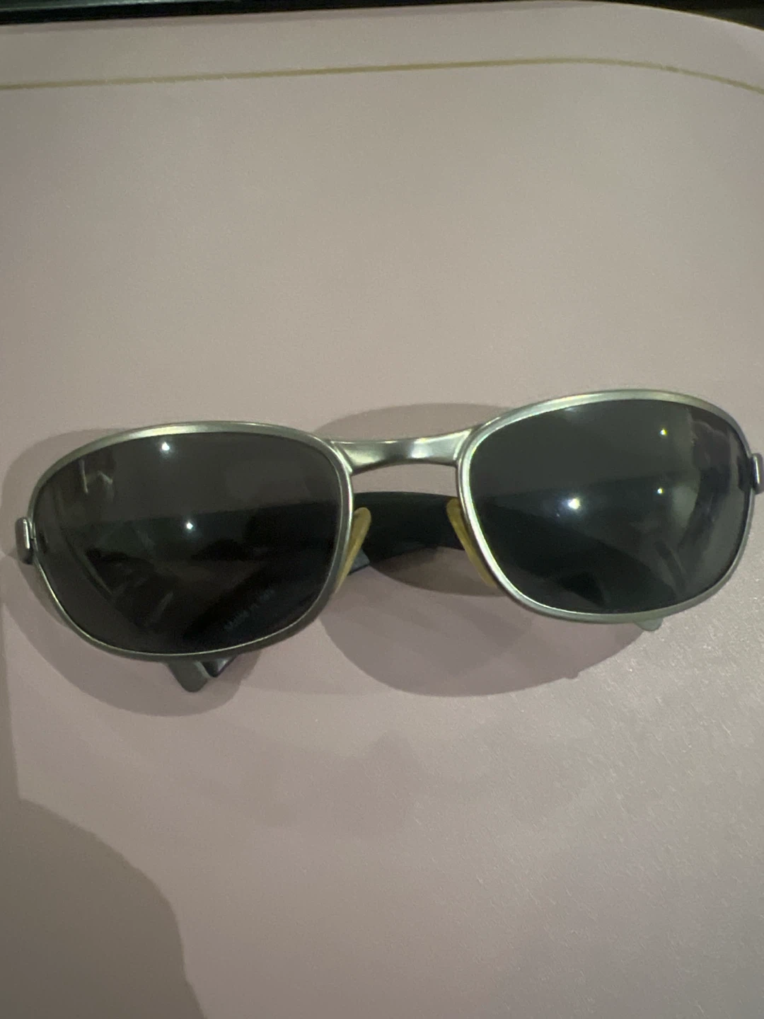 Calvin klein Silver Frame Sunglasses Made in Italy
