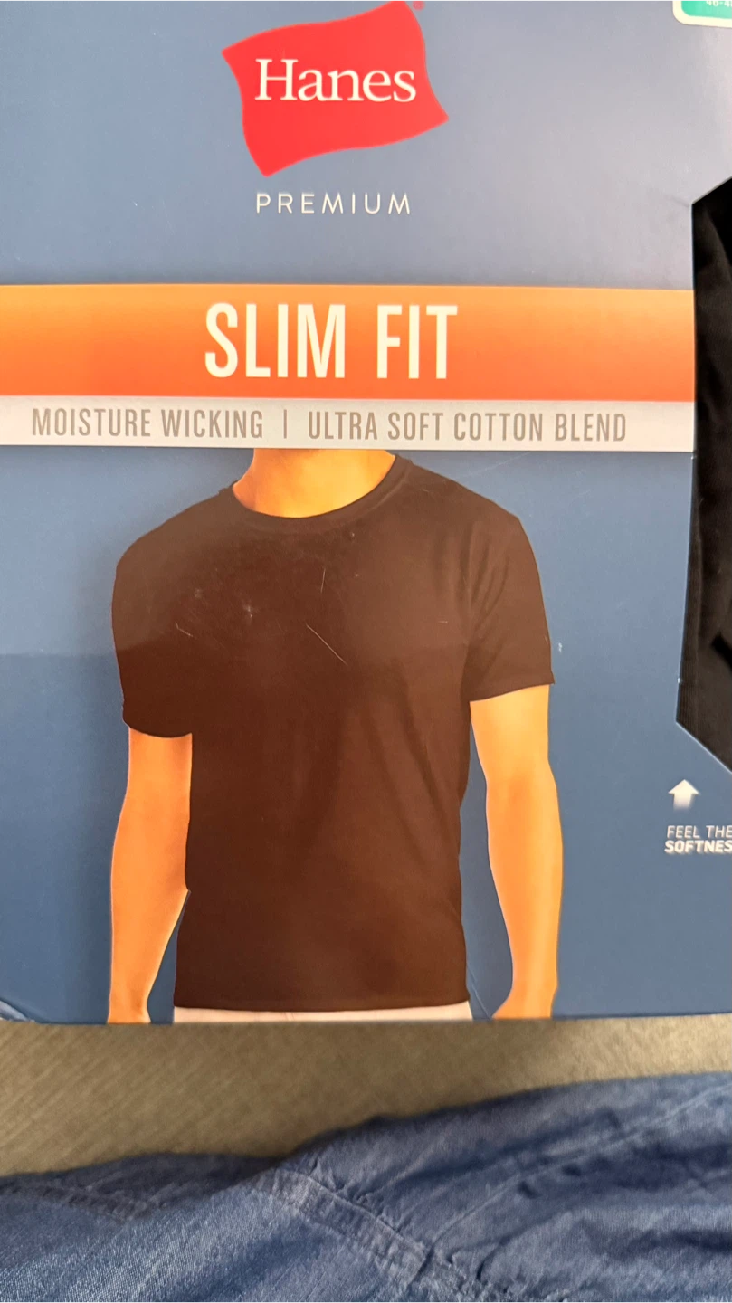 Hanes Black T-Shirt (3pcs)