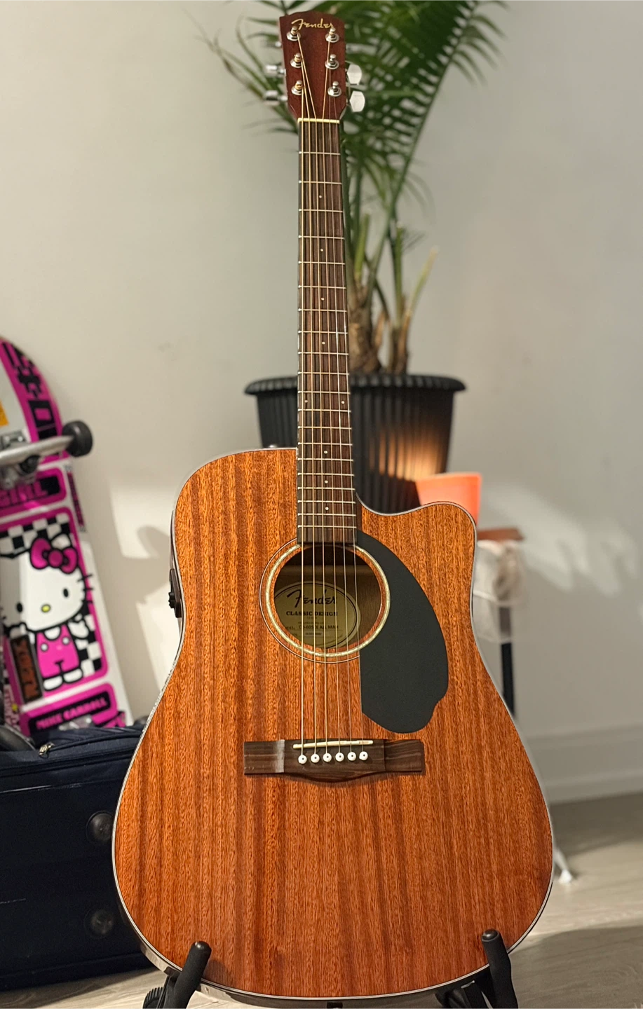 Fender CD-60SCE All-Mahogany Acoustic guitar - photo 2