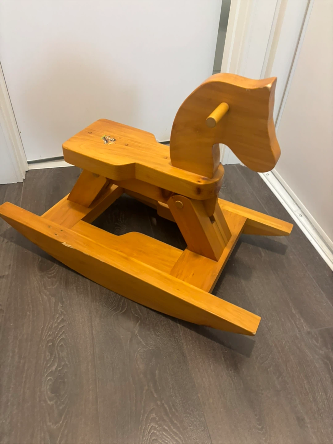 Handmade Wooden Rocking Horse