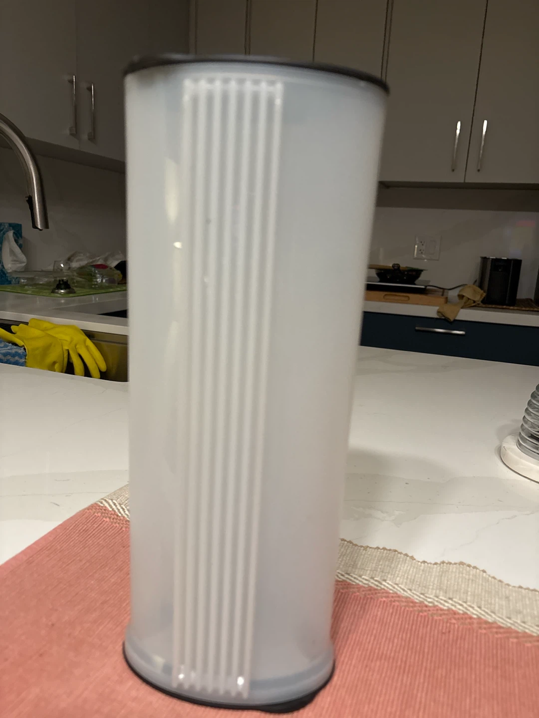 Tupperware tall pasta container