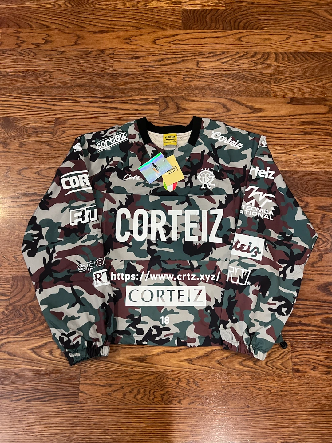 Corteiz Camo Sweater With Bags/Tags