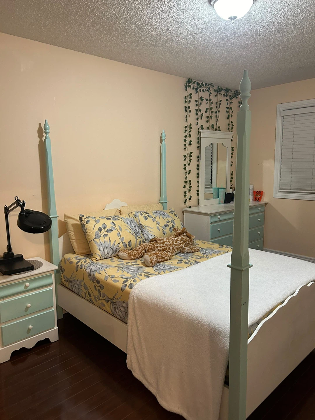 Kids double bed set 5 pieces