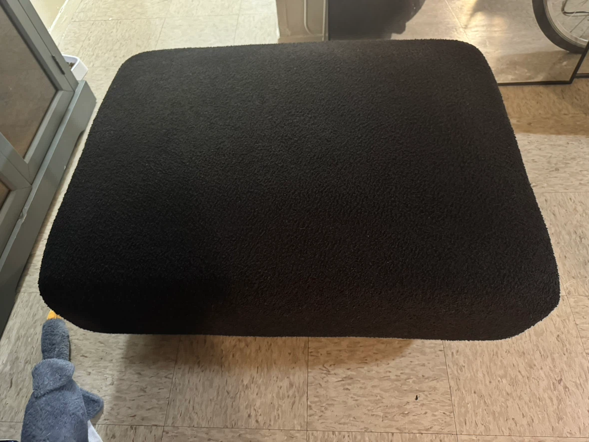 Black Boucle Sofa - photo 2