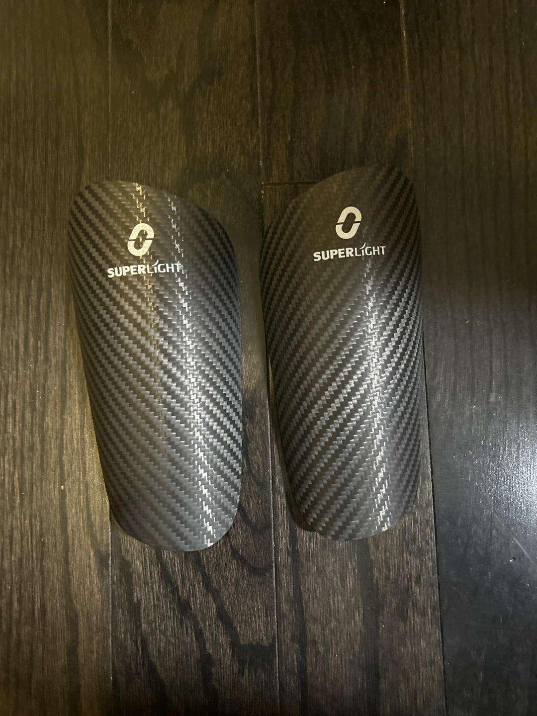 Superlight Carbon Fiber Shin Guards - Size L (never worn)