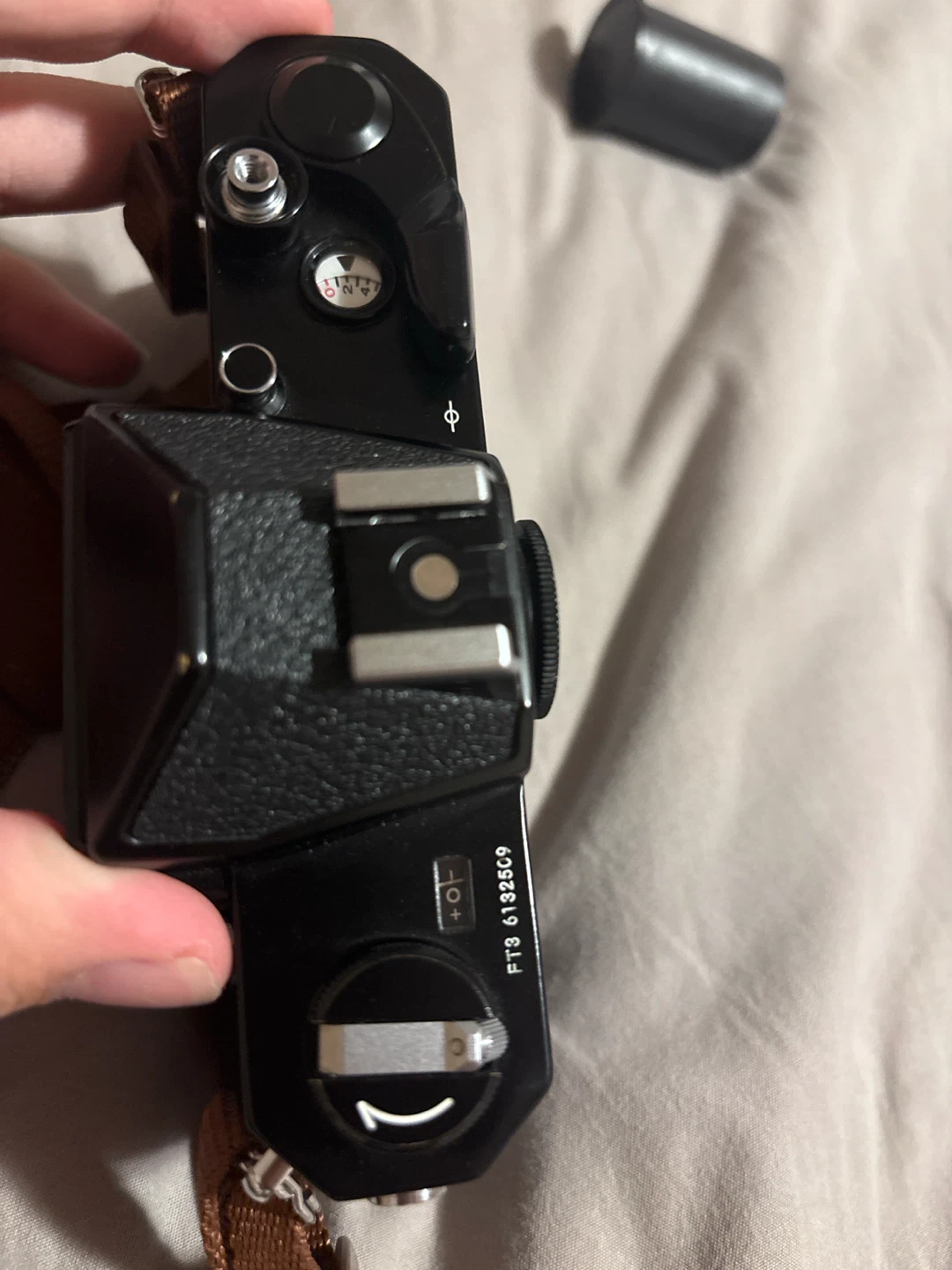 Black Nikkormat 35mm film camera body - photo 2