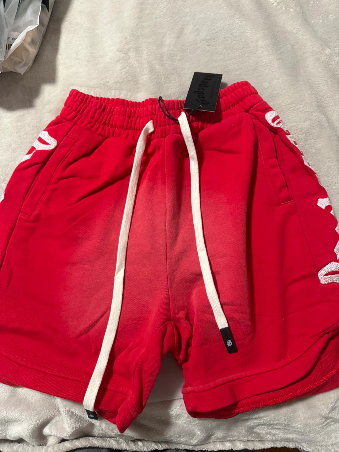 Red Godspeed Shorts Size M - photo 2