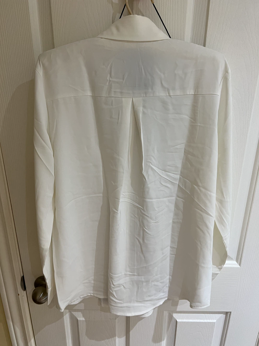 Ladies Bnwt White Long Sleeve Dress Shirt Medium - photo 3