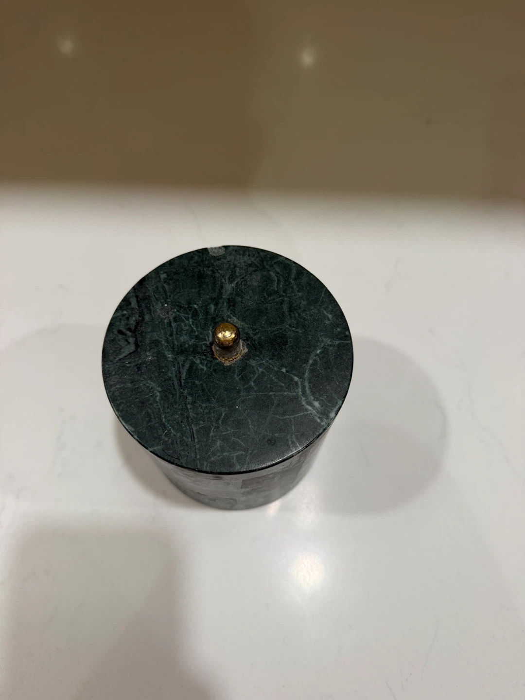 * Green Marble Storage Jar - photo 2