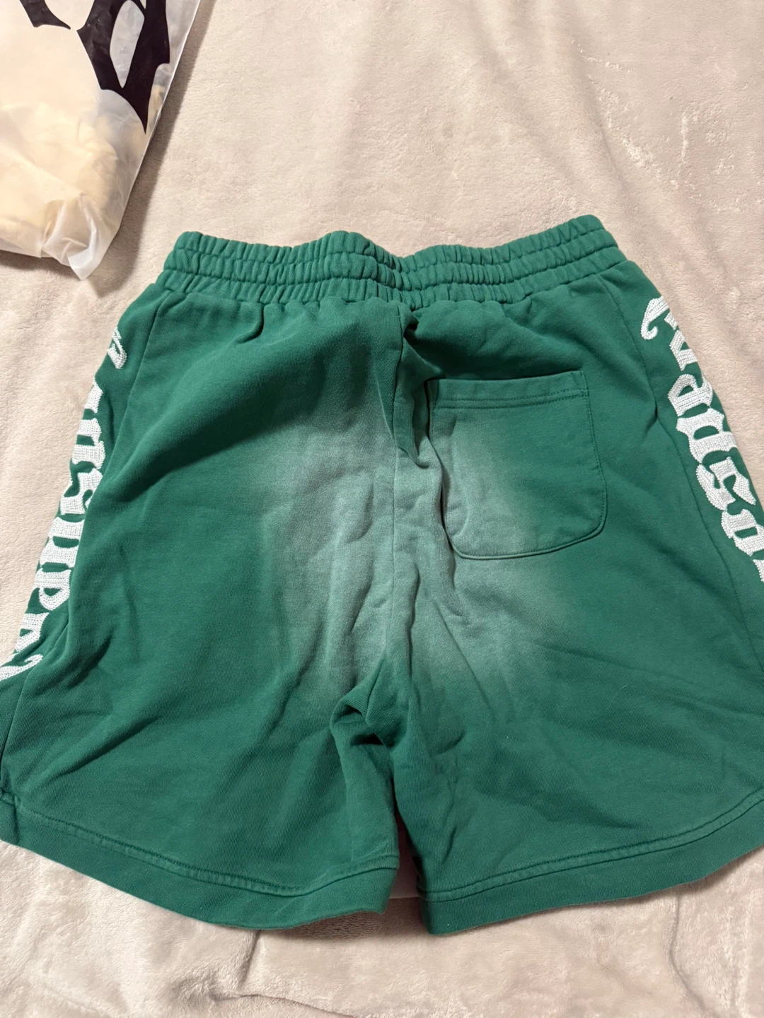 Green Godspeed Green Graphic Sweat Shorts - photo 3