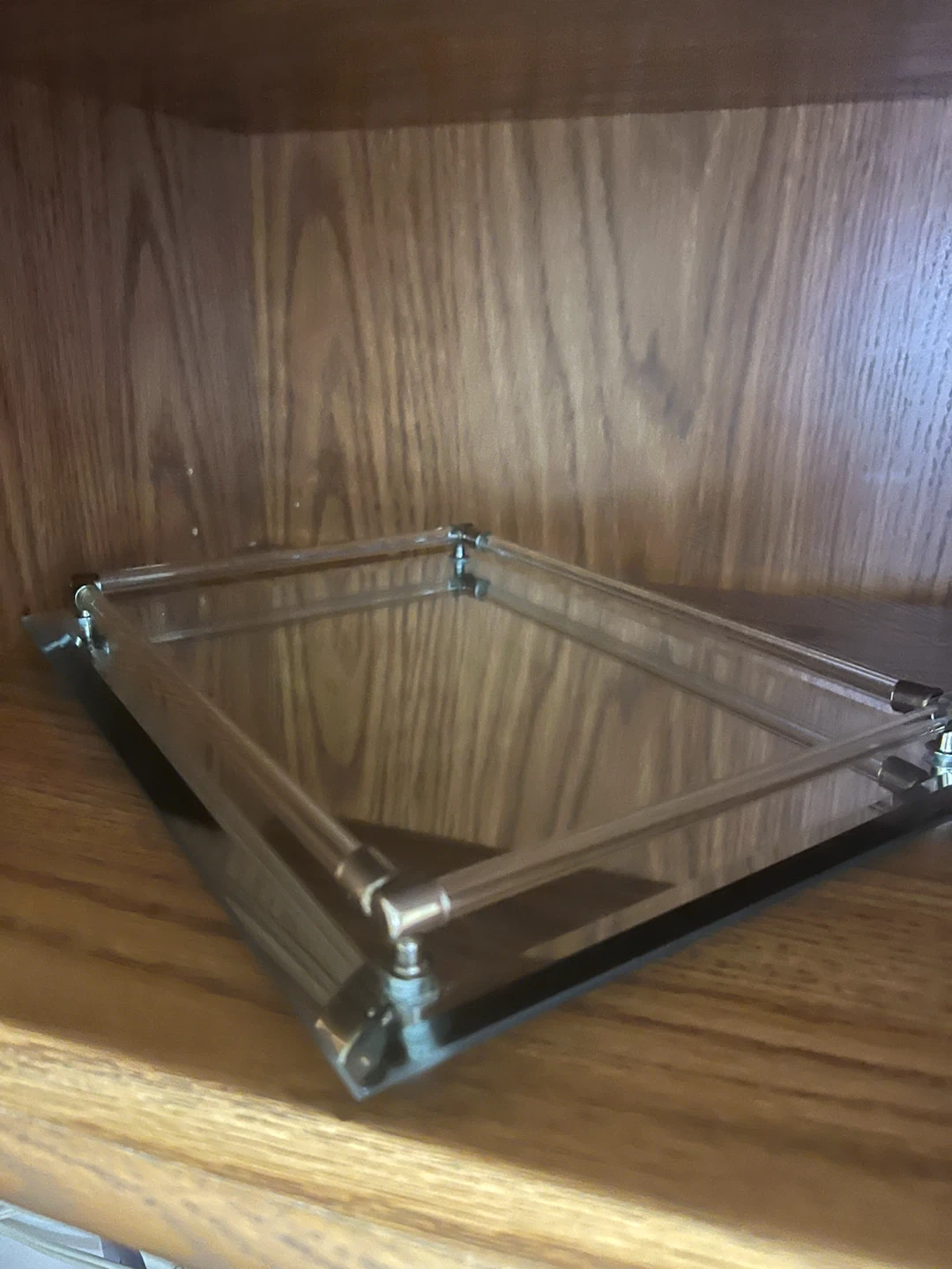 Makeup perfume mirror tray - photo 3