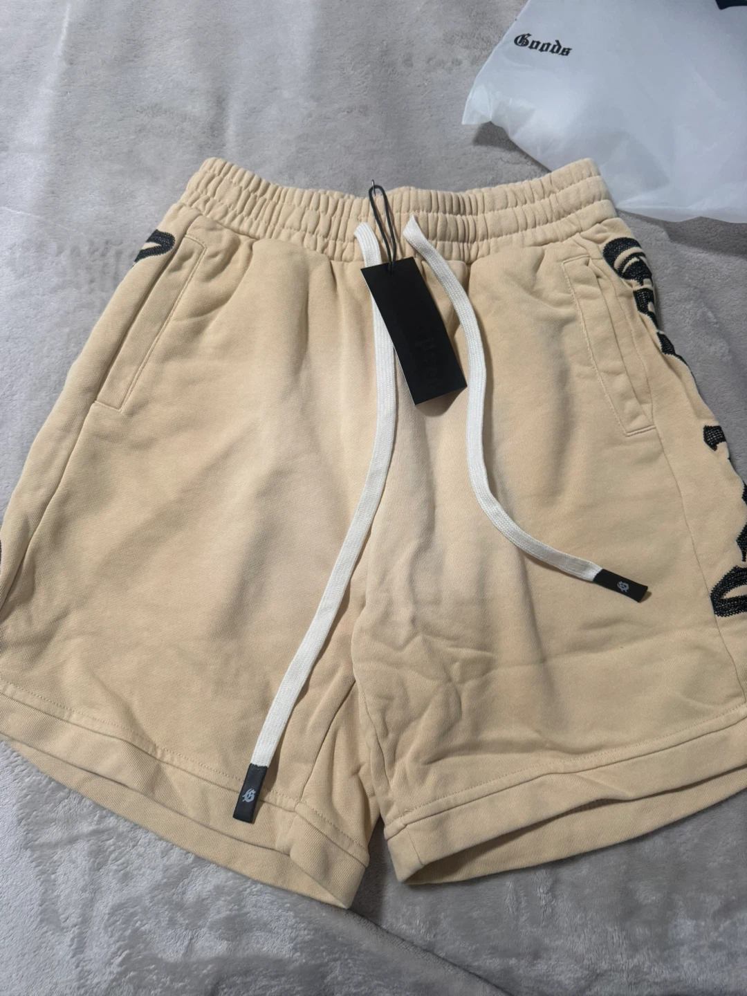 Beige Godspeed shorts size Medium