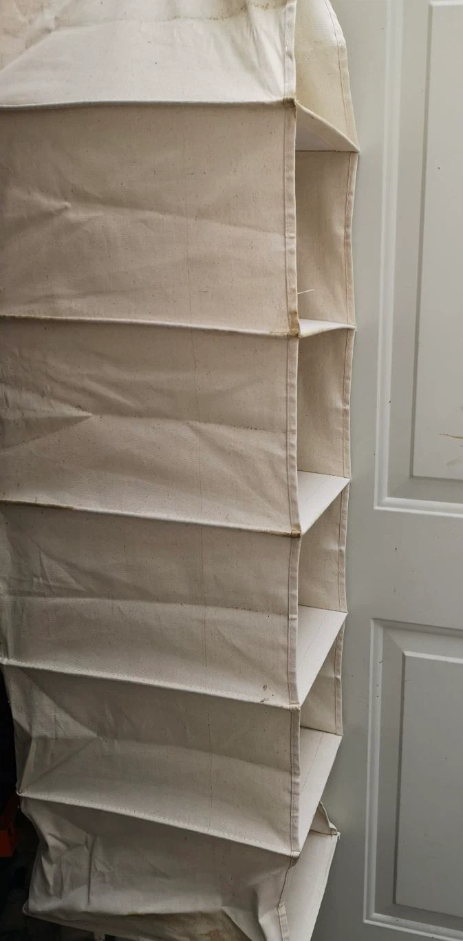 Canvas hanging closet organizer - photo 2