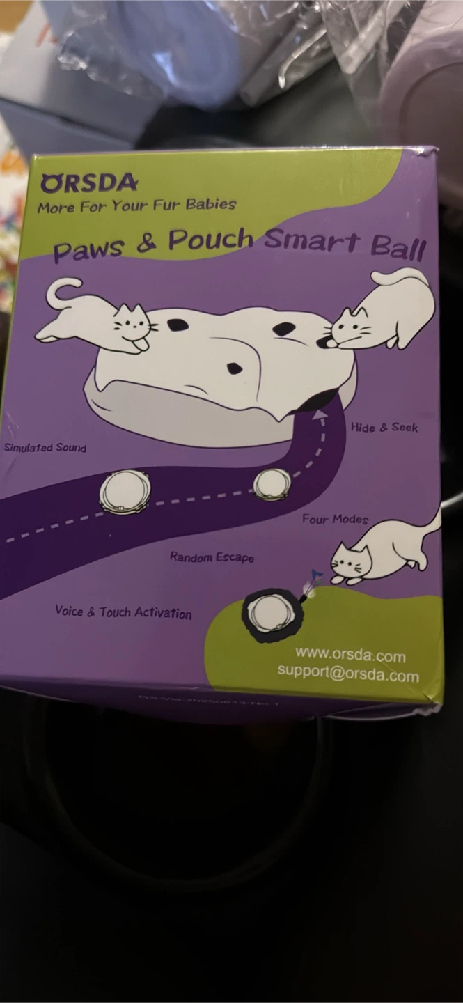 ORSDA Paws & Pouch Smart Ball