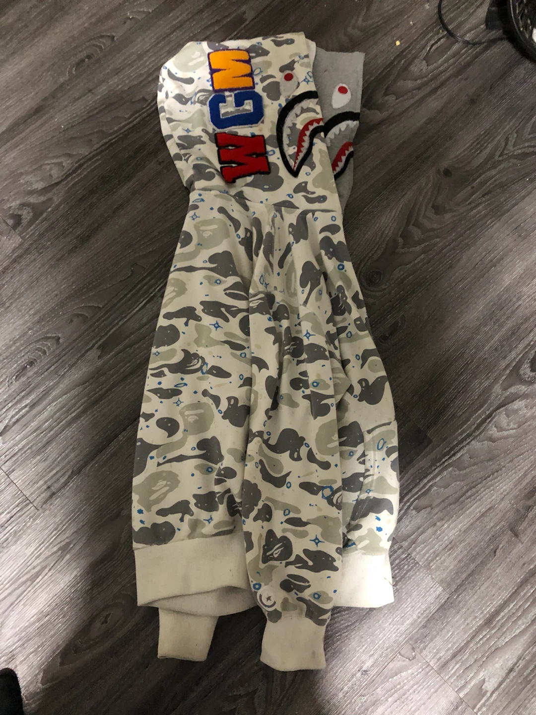 BAPE Shark Camo Full Zip Hoodie