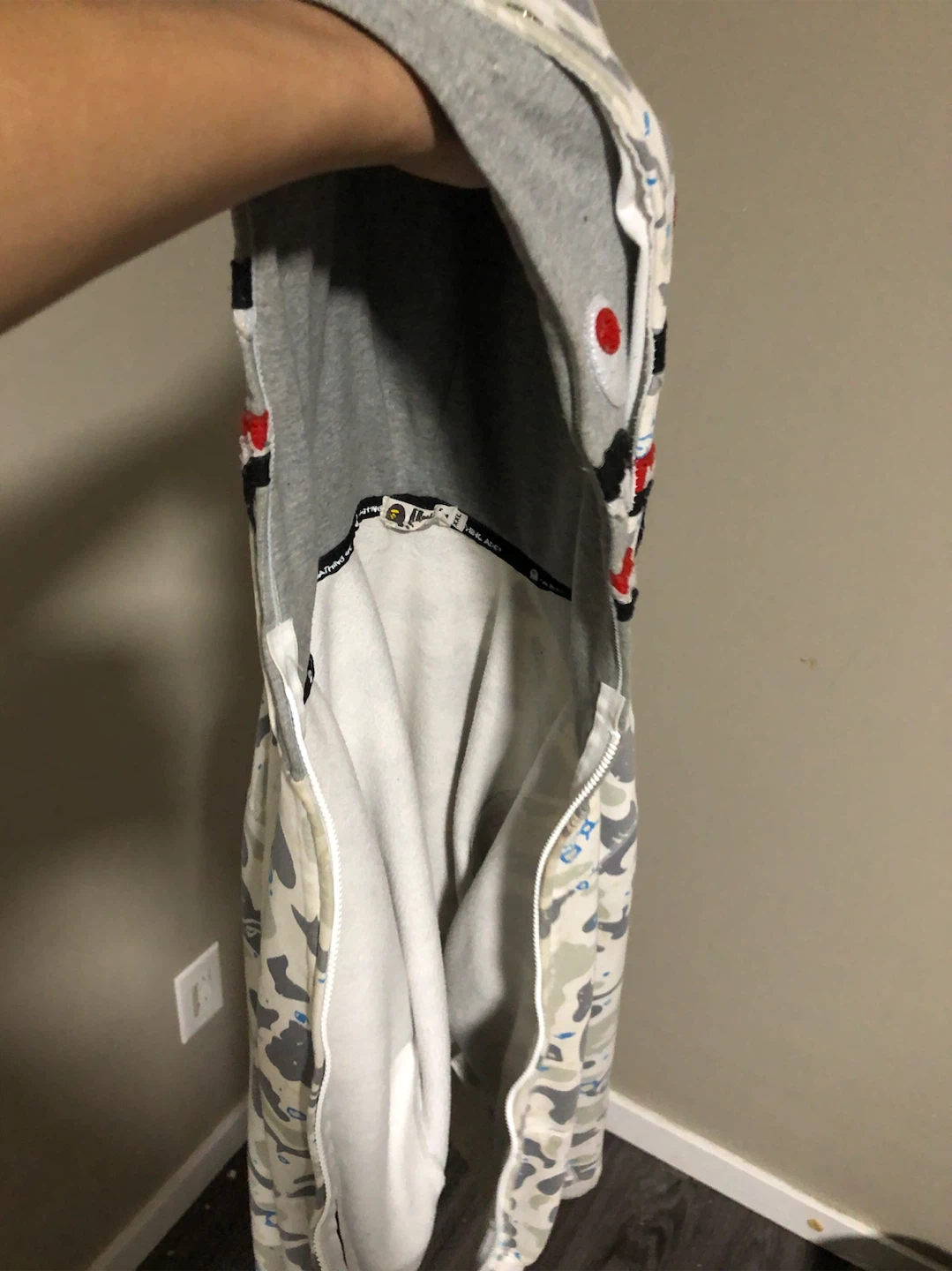 BAPE Shark Camo Full Zip Hoodie - photo 4