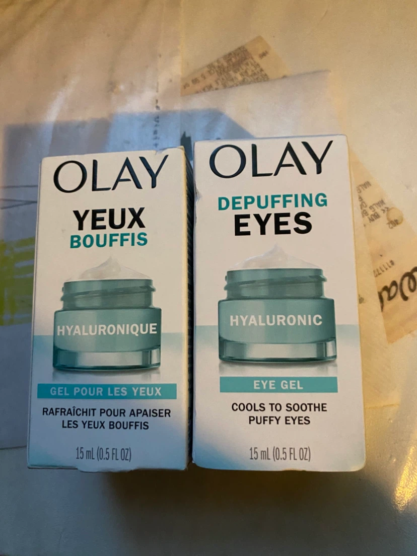Olay Depuffing Eyes Eye Gel & Yeux Bouffis Hyaluronique