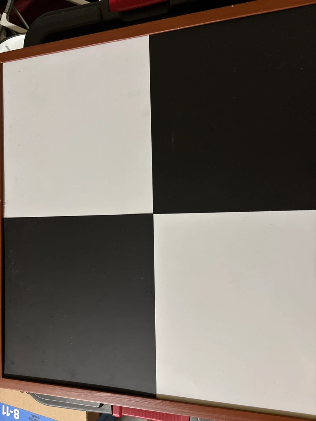 Wooden Framed Checkerboard
