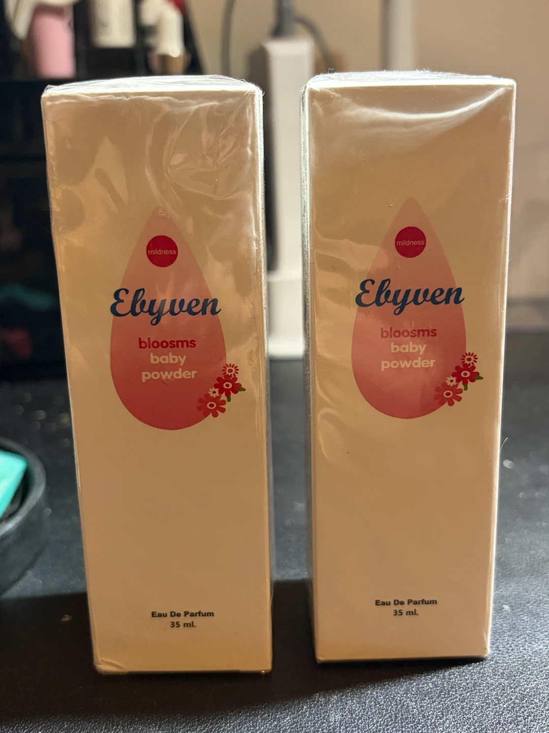 Ebyven Baby Powder Pink Eau De Parfum 35ml (2 Pack)