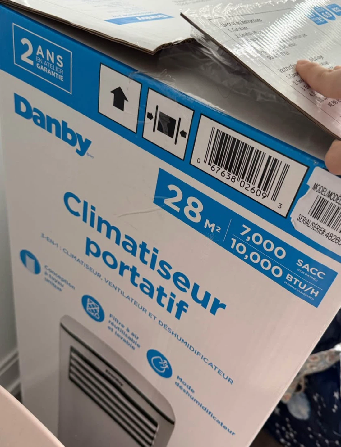 Danby air conditioner - New with box