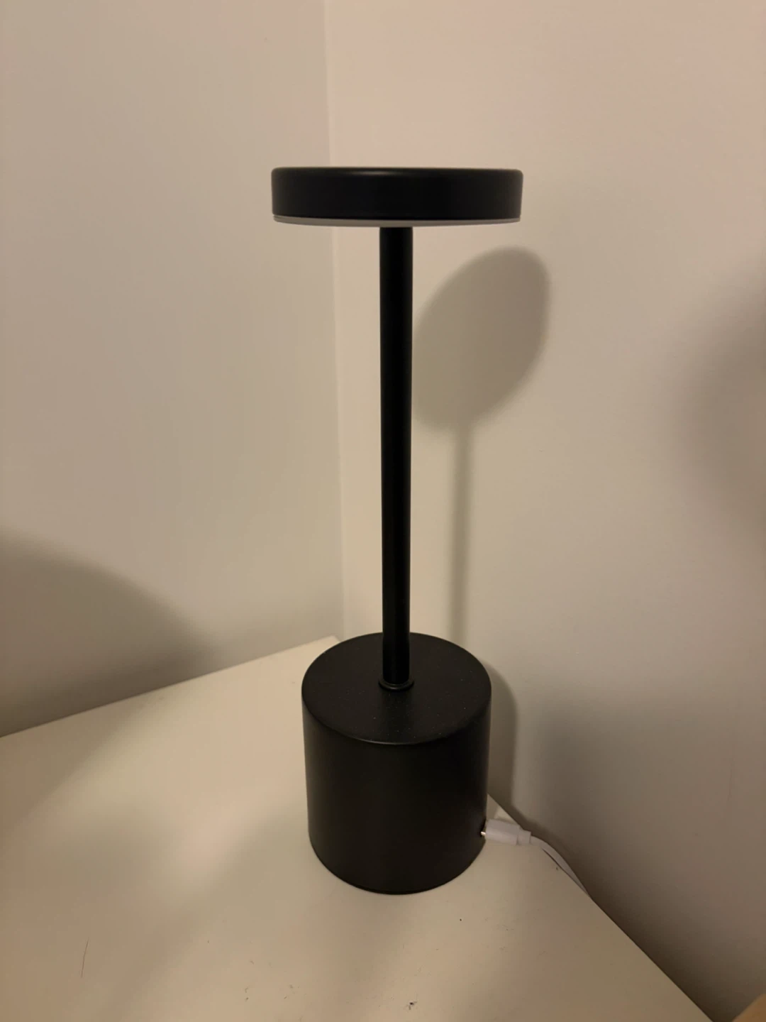 Black LED Table Lamp