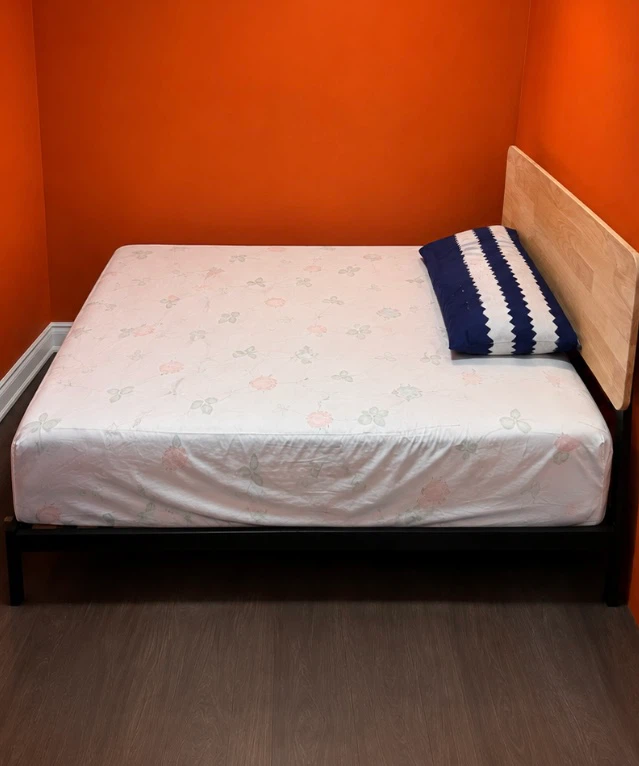 Double Sized Bed Frame and Mattress