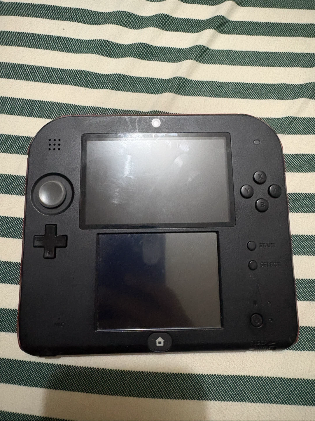 NINTENDO 2DS RED & BLACK MODDED