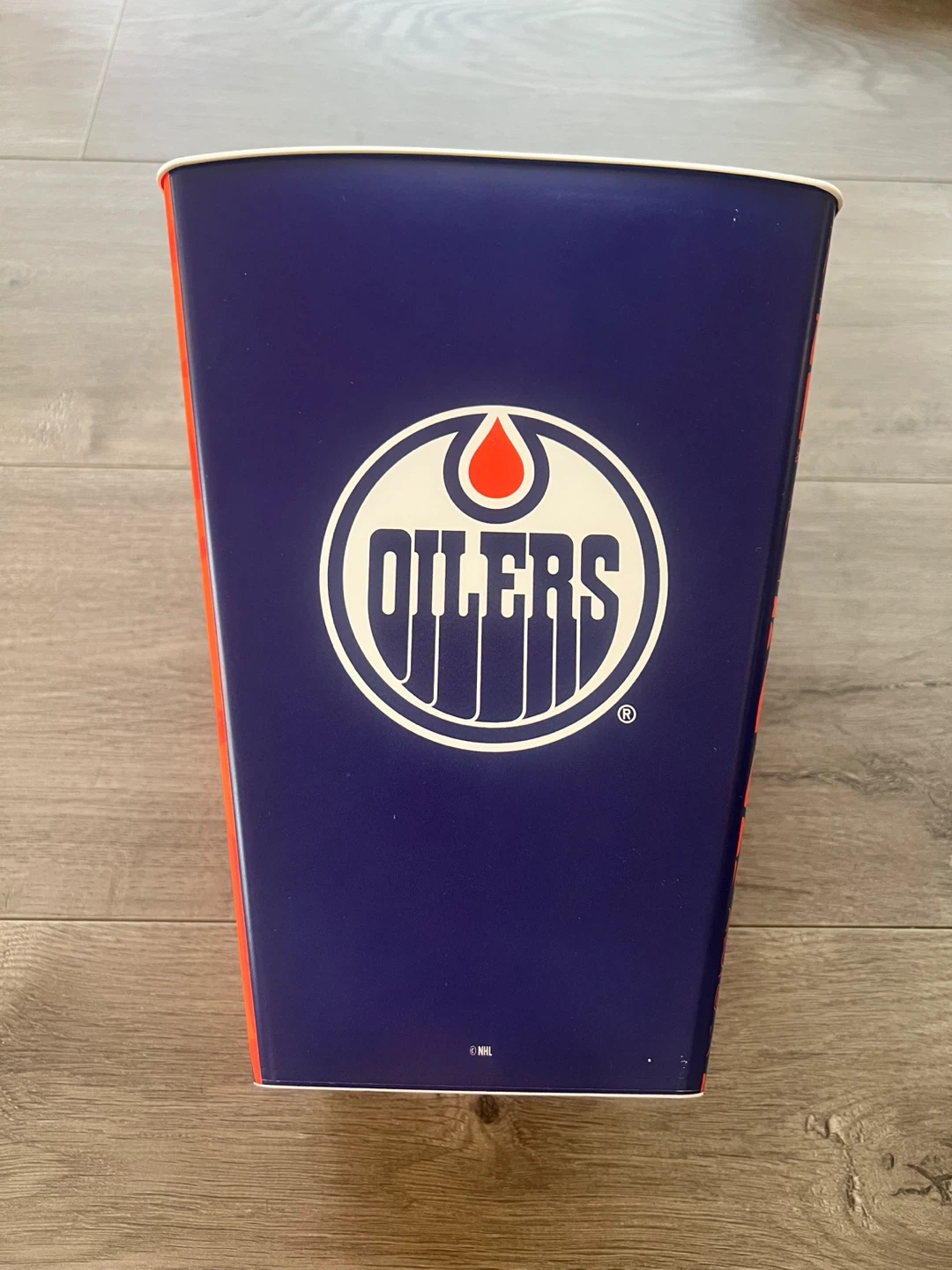 NHL Edmonton Oilers Trash Can / Wastebasket