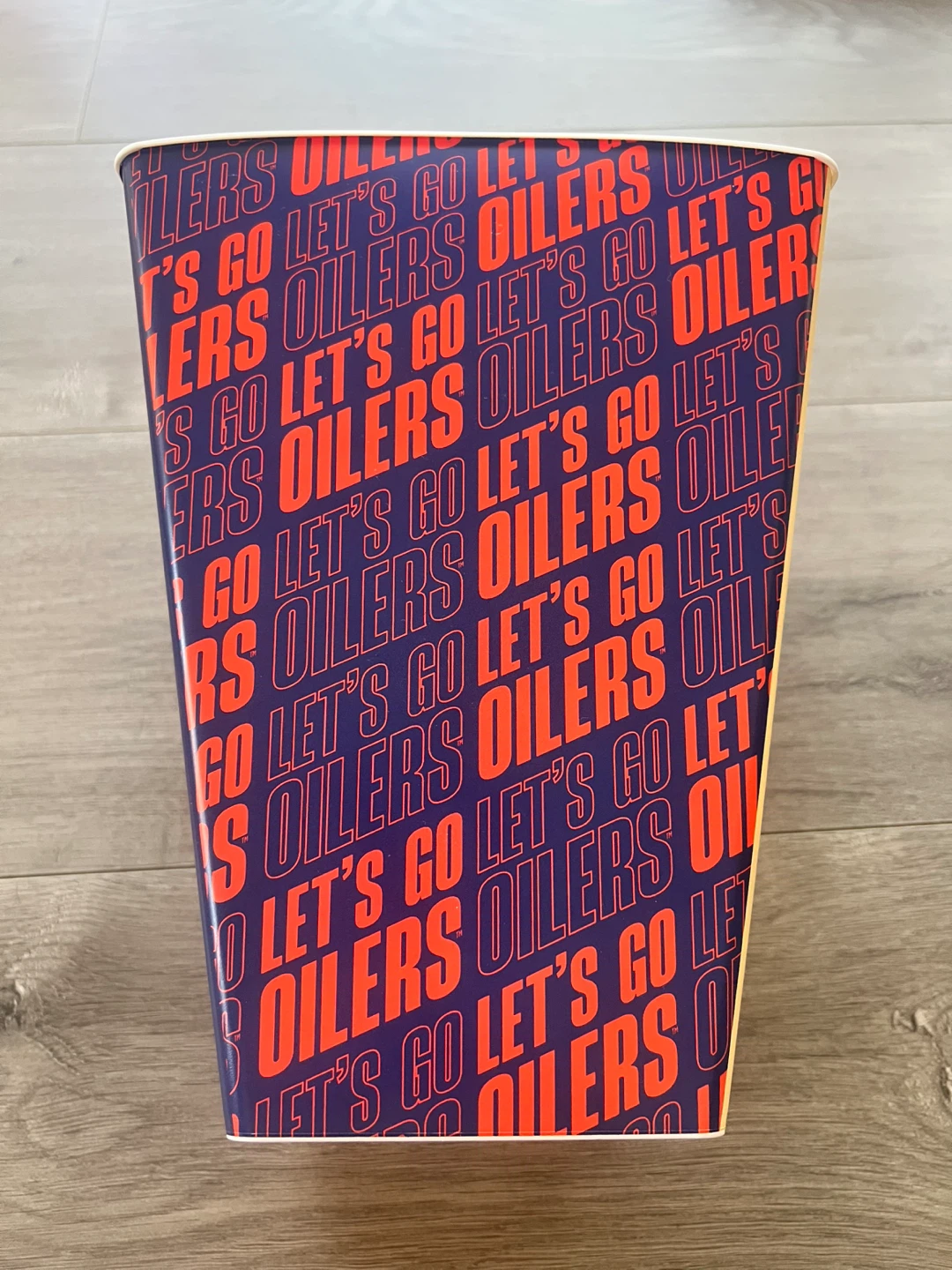 NHL Edmonton Oilers Trash Can / Wastebasket - photo 4