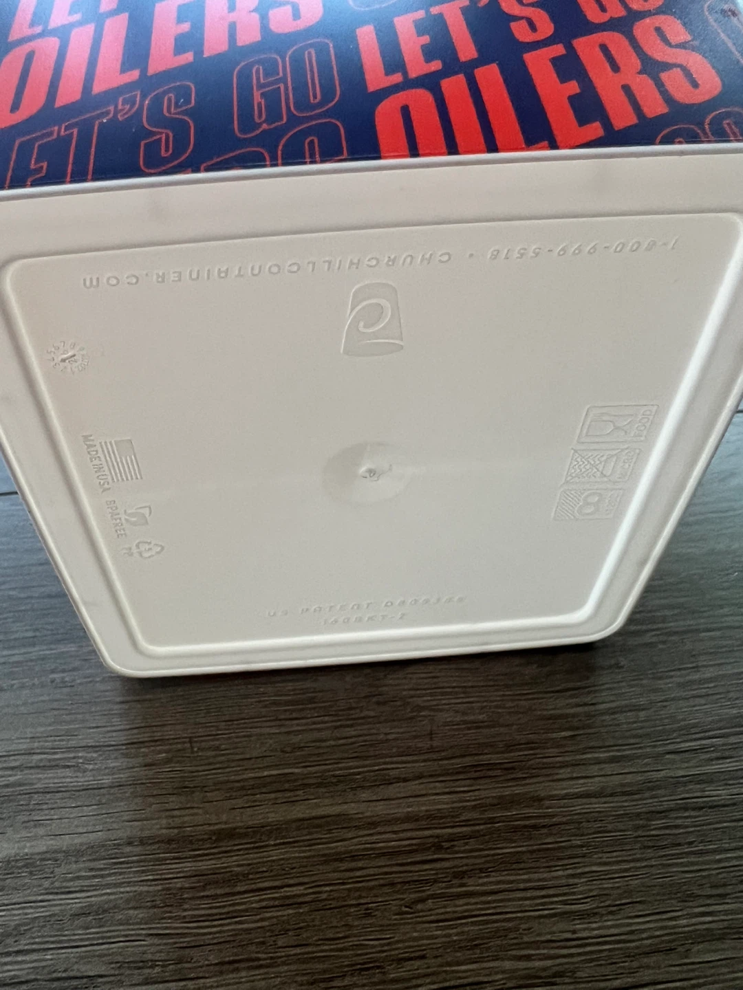 NHL Edmonton Oilers Trash Can / Wastebasket - photo 5
