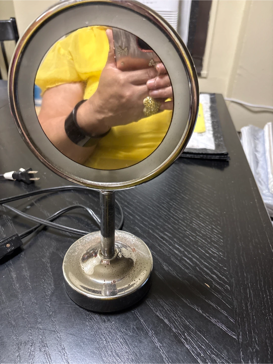 Tabletop Vanity Mirror with LED Light