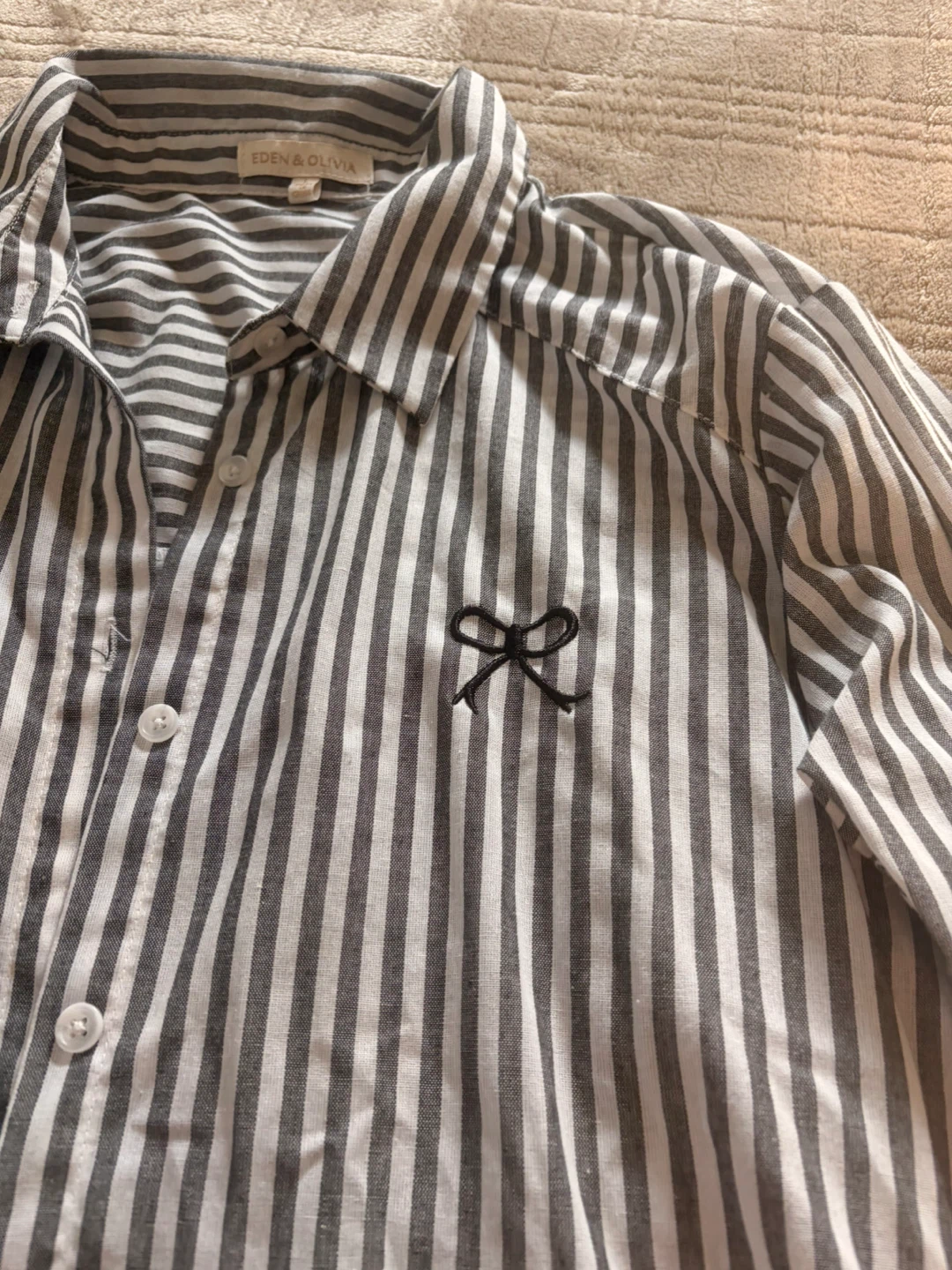 Eden & Olivia Striped Button-Up Shirt - photo 2