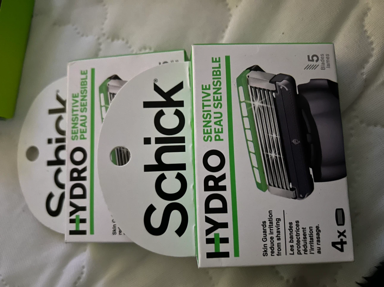 Schick Hydro Sensitive Razor Blade Refills 4 Pack