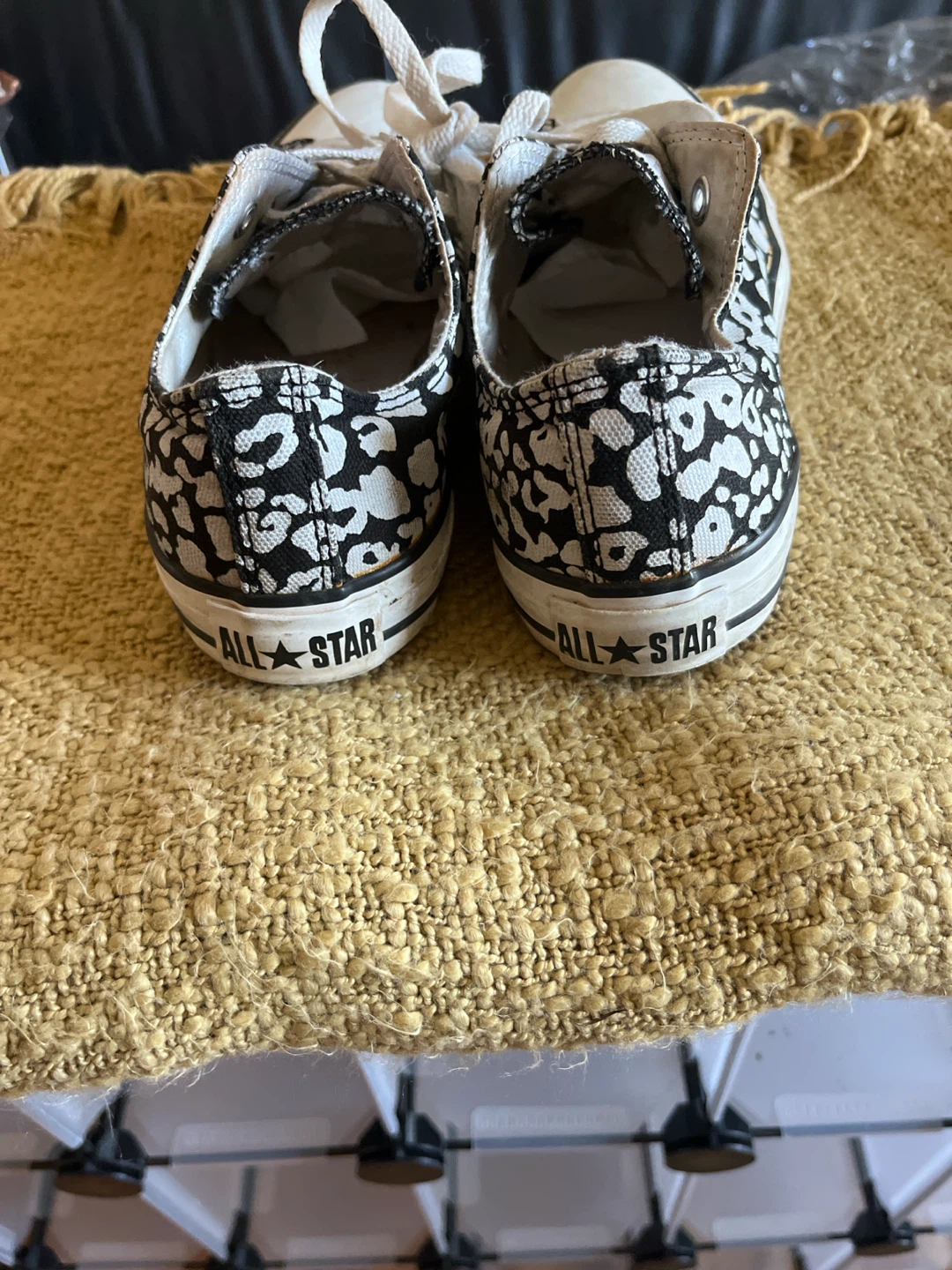 Converse All Star Leopard Print Sneakers Size 6.5 - photo 3