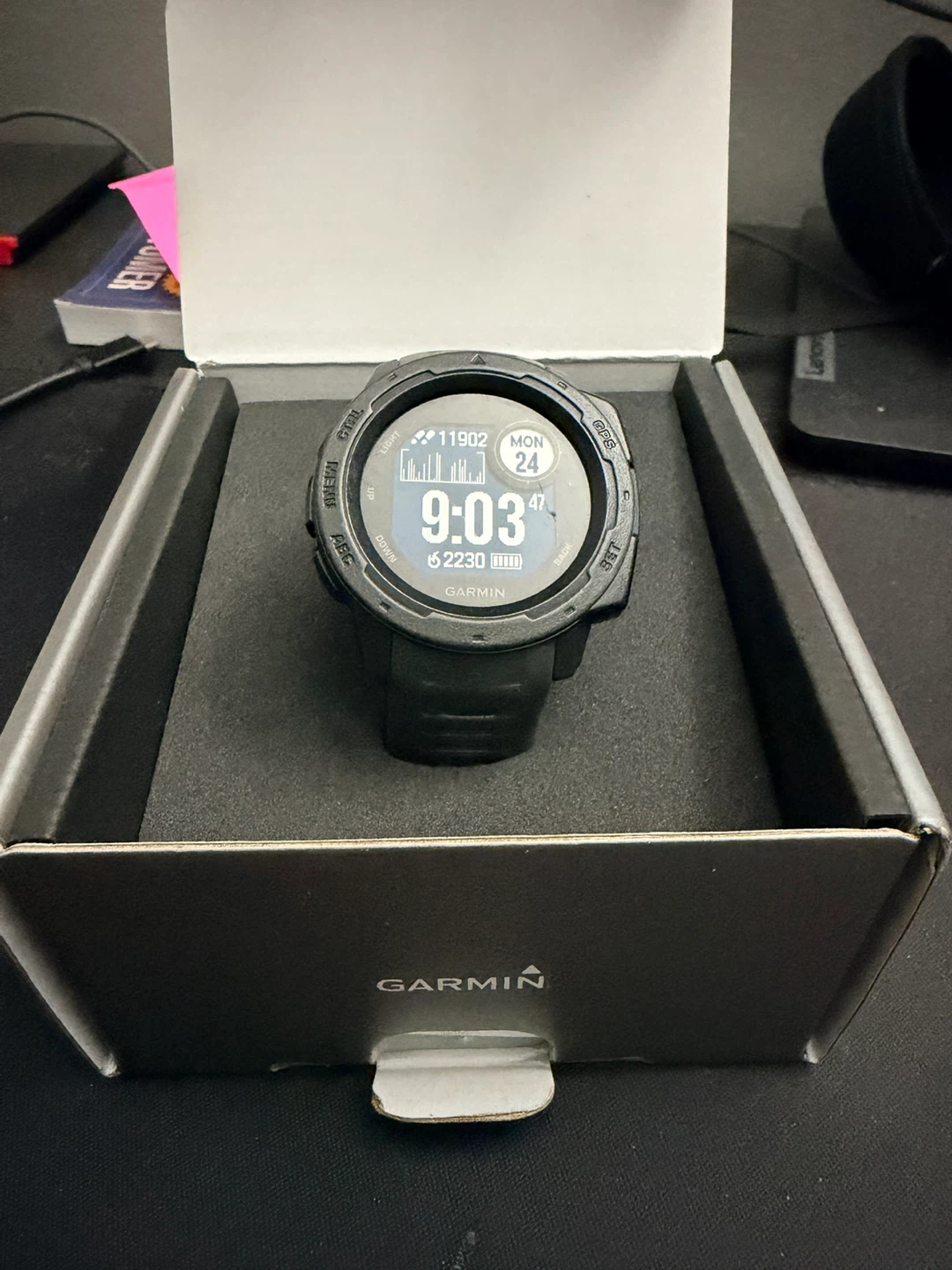 Garmin Instinct Rugged GPS Watch Graphite - photo 5