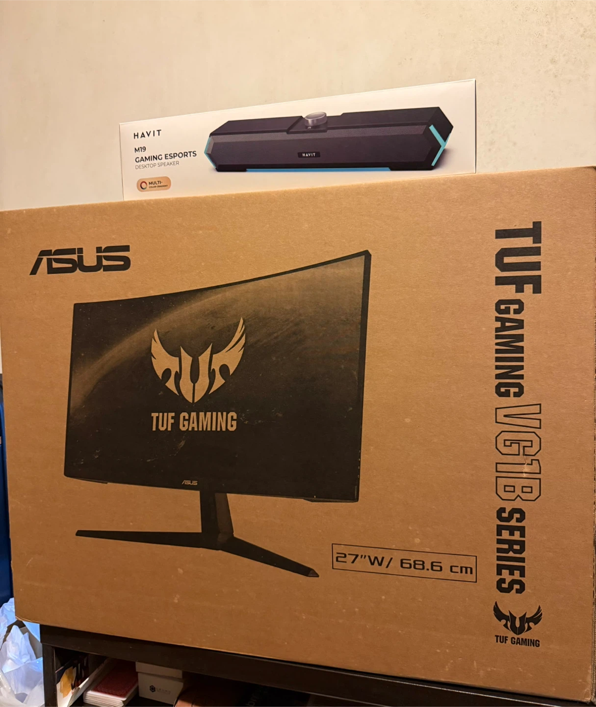 ASUS TUF 27” Gaming curved monitor