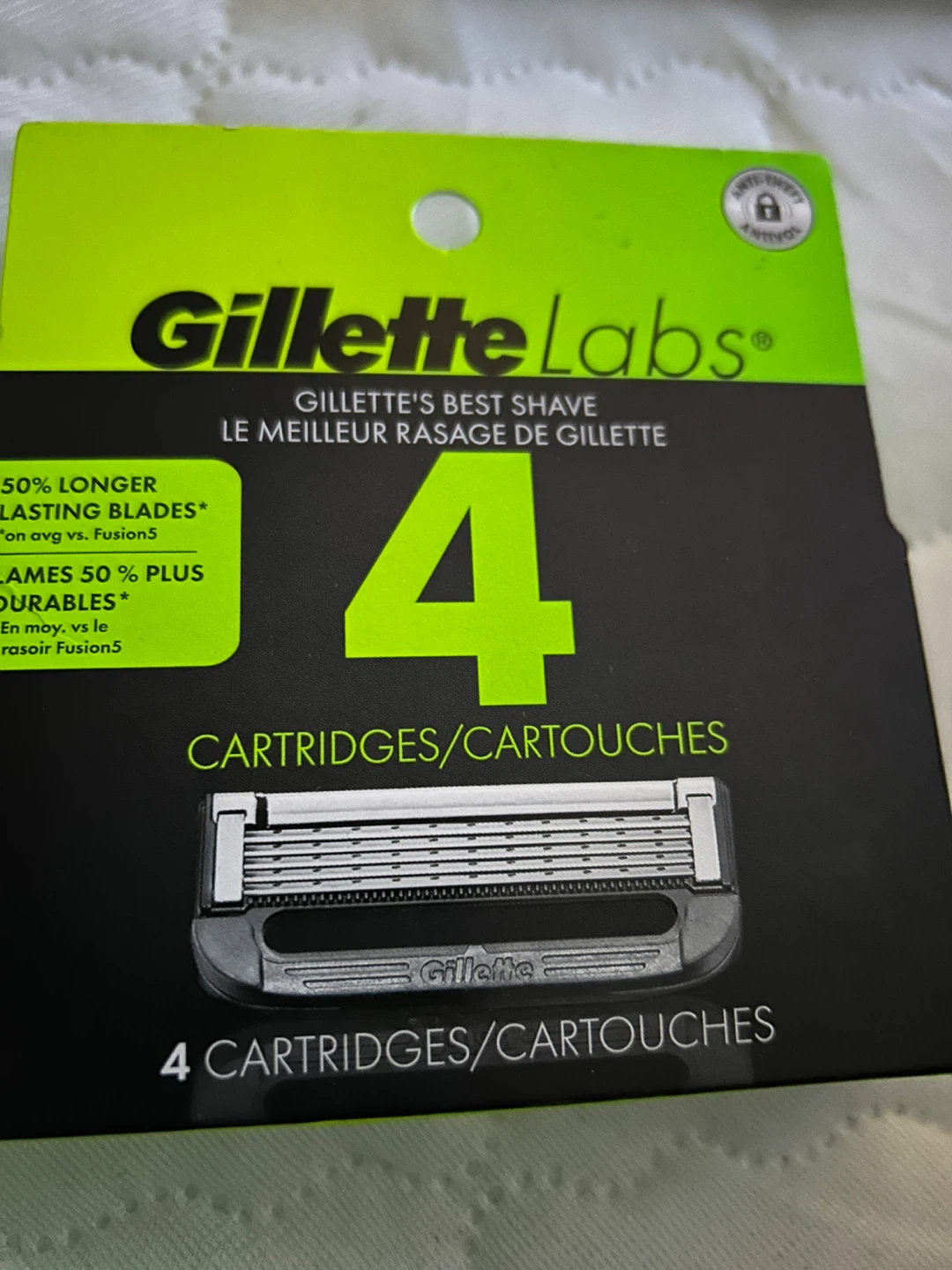 Gillette Labs Razor Blade Refills 4 Pack