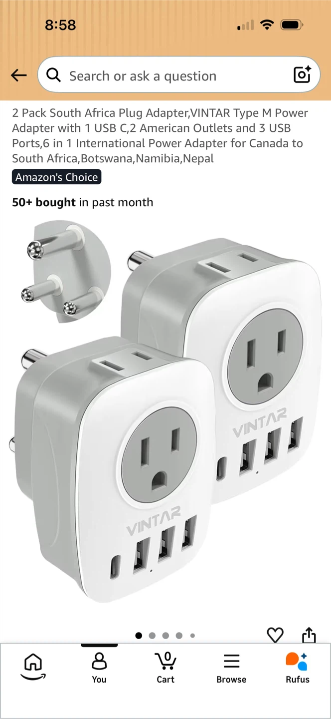 Type m plug adapters - photo 2