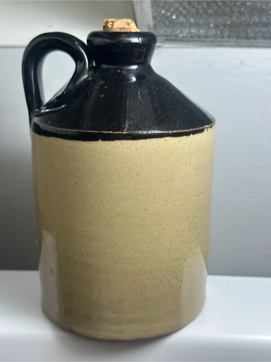 Vintage Cornish Liqueur Mead Stoneware Jug - photo 3