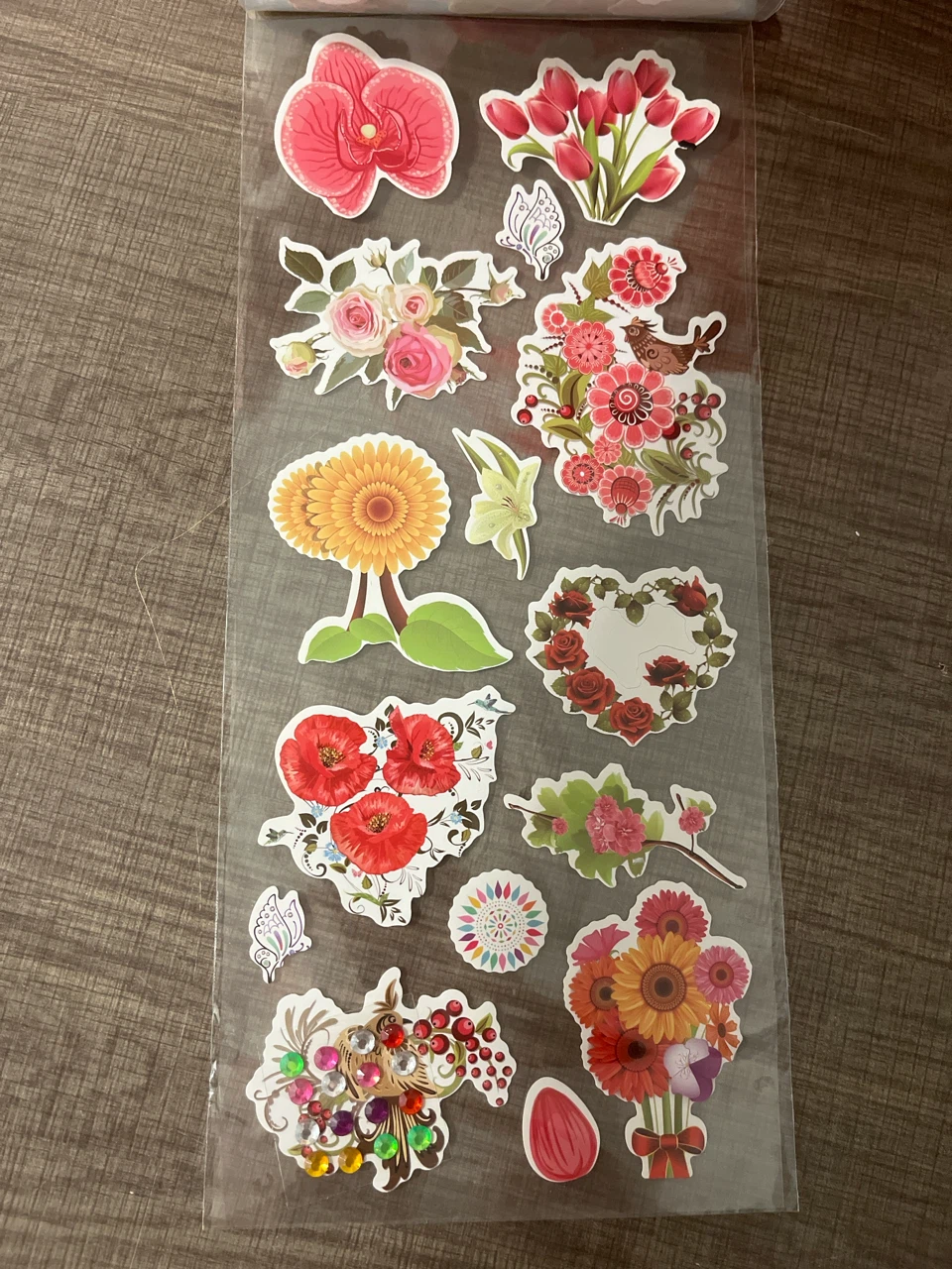 Flower stickers - photo 3