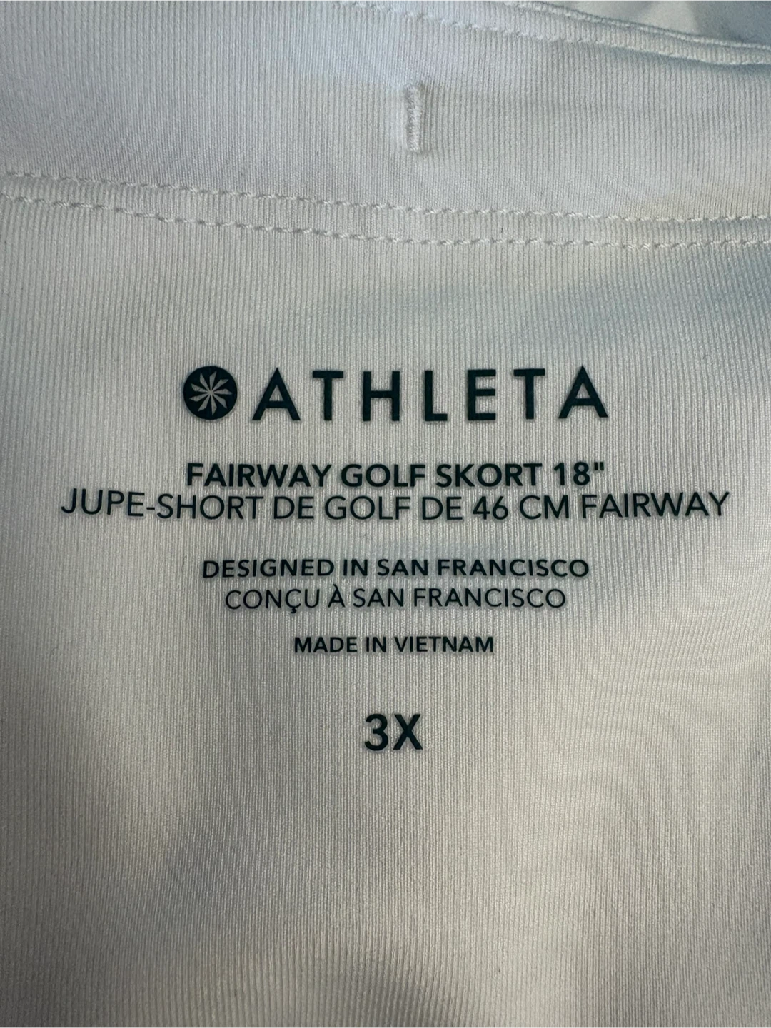 Athleta brand golf skirt 3xl.  Like new - photo 2