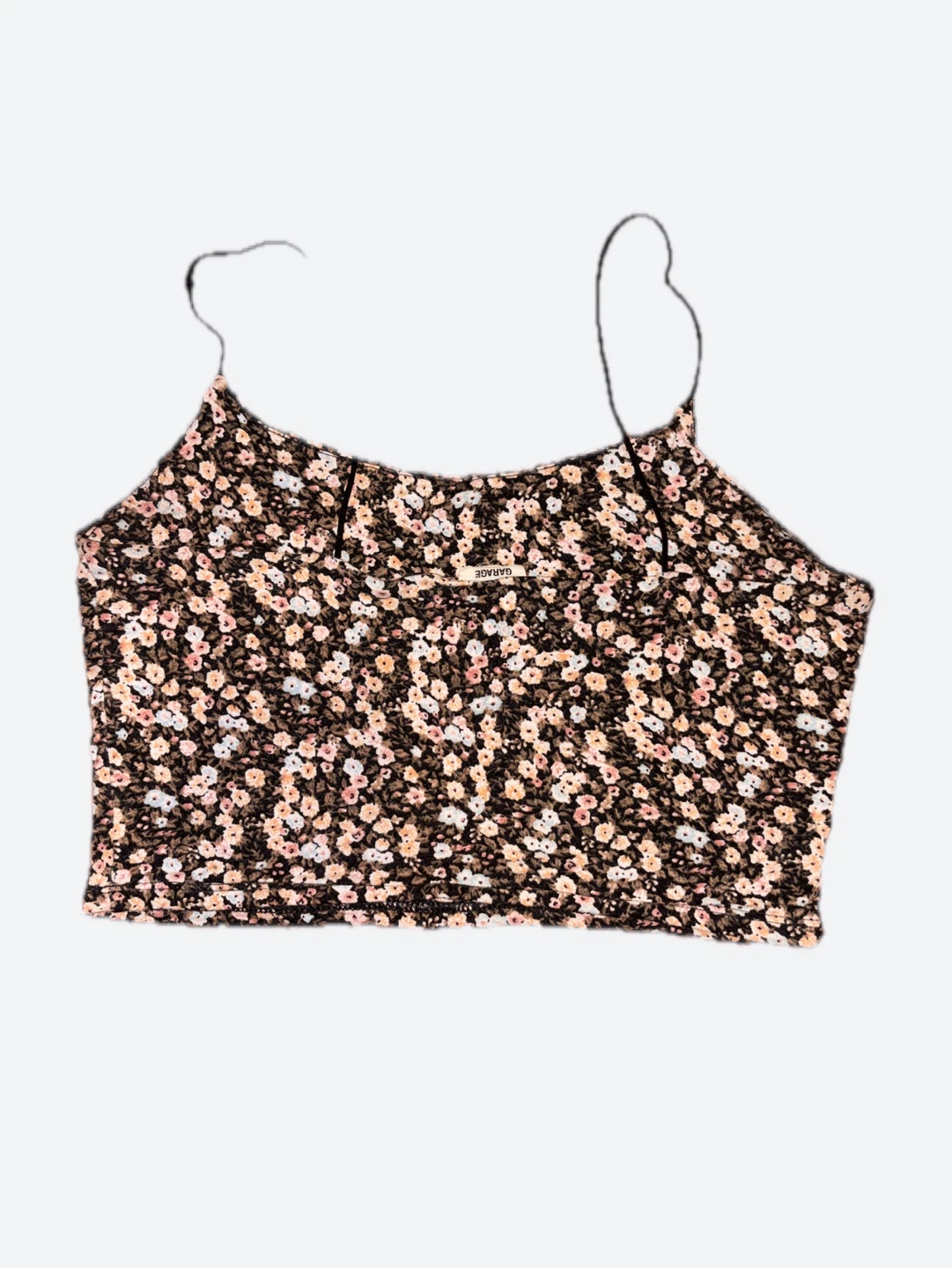 Cropped Garage Floral Print Cami Top - photo 2
