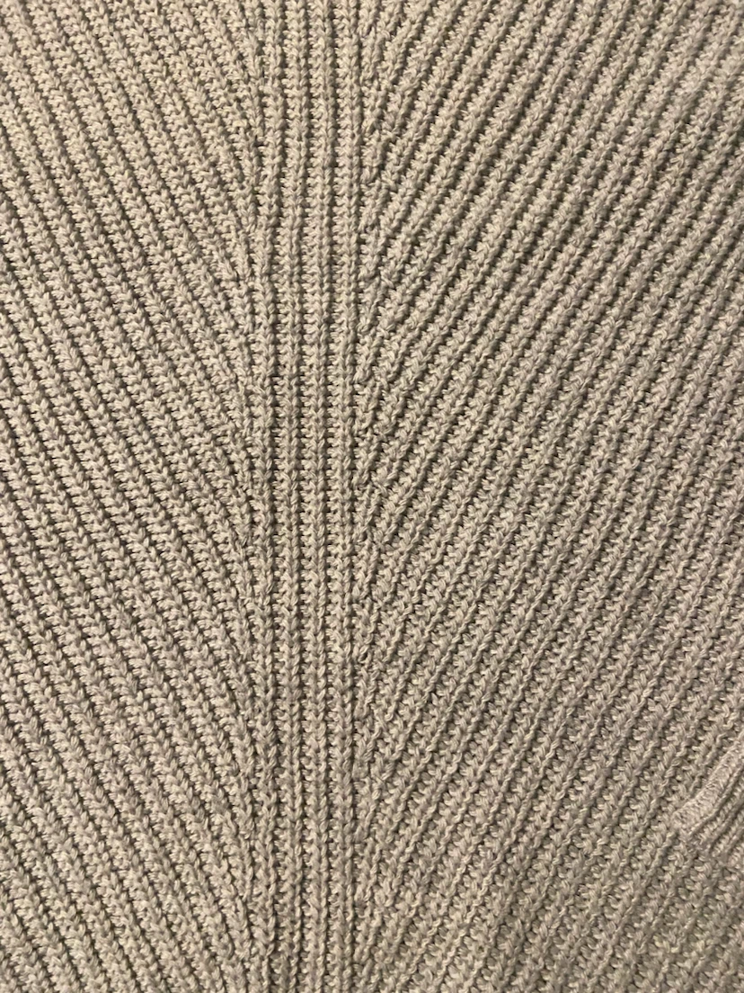 EUC: Ardene Light Grey Ribbed Knit High-Low Sweater Size XS - photo 2